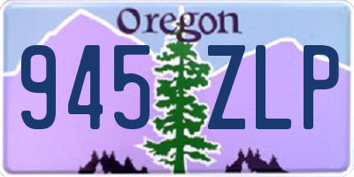 OR license plate 945ZLP