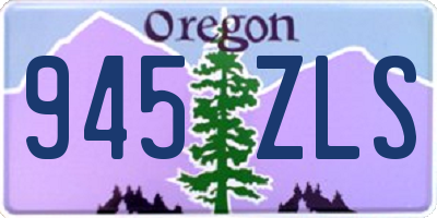OR license plate 945ZLS