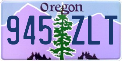 OR license plate 945ZLT