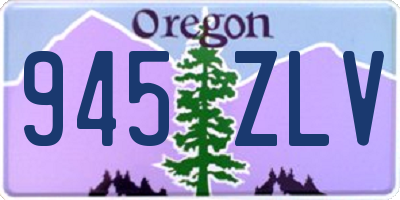OR license plate 945ZLV