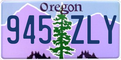 OR license plate 945ZLY