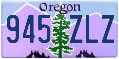 OR license plate 945ZLZ