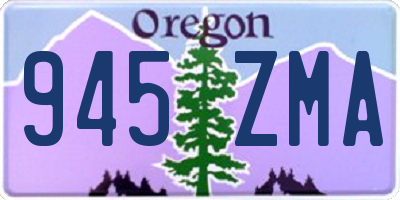 OR license plate 945ZMA