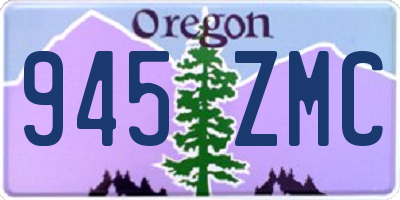 OR license plate 945ZMC