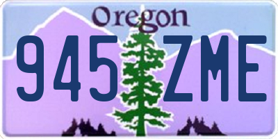 OR license plate 945ZME