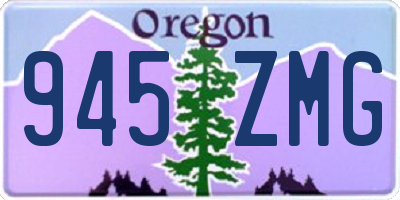 OR license plate 945ZMG