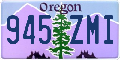 OR license plate 945ZMI