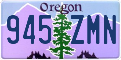 OR license plate 945ZMN