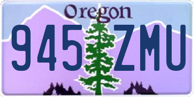 OR license plate 945ZMU