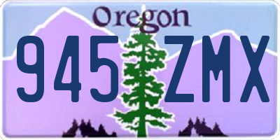 OR license plate 945ZMX
