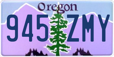 OR license plate 945ZMY