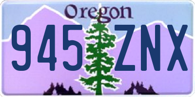 OR license plate 945ZNX