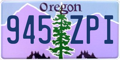 OR license plate 945ZPI
