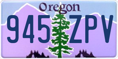 OR license plate 945ZPV