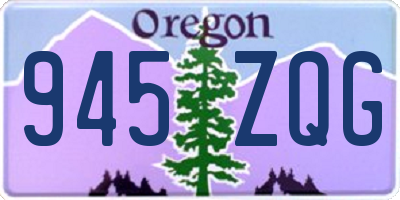 OR license plate 945ZQG
