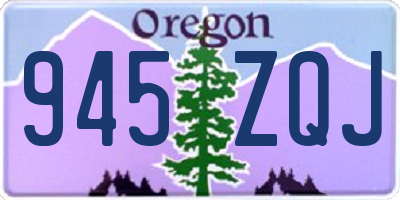 OR license plate 945ZQJ