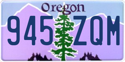OR license plate 945ZQM