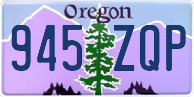 OR license plate 945ZQP