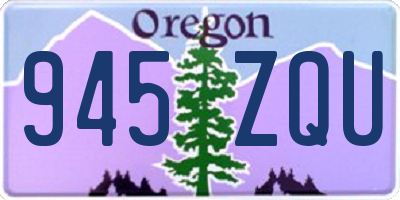 OR license plate 945ZQU