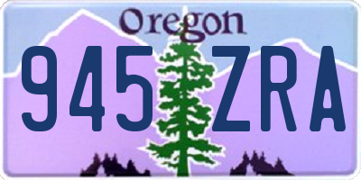 OR license plate 945ZRA