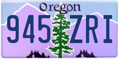 OR license plate 945ZRI