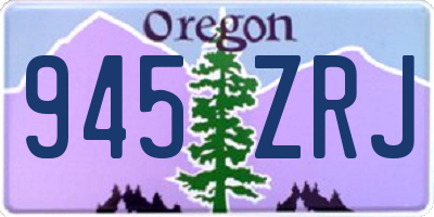 OR license plate 945ZRJ