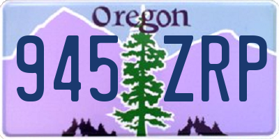OR license plate 945ZRP