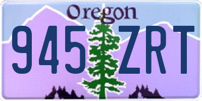 OR license plate 945ZRT
