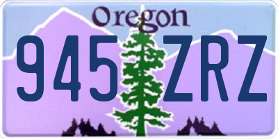 OR license plate 945ZRZ
