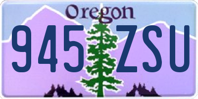 OR license plate 945ZSU