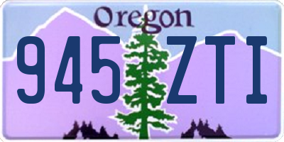 OR license plate 945ZTI