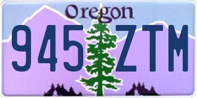 OR license plate 945ZTM