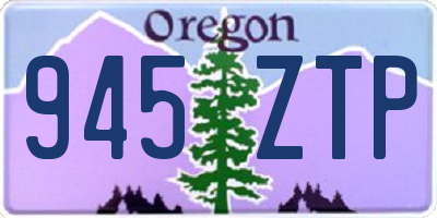 OR license plate 945ZTP