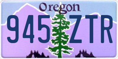 OR license plate 945ZTR
