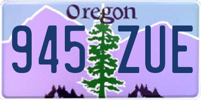 OR license plate 945ZUE