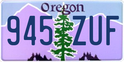 OR license plate 945ZUF