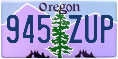 OR license plate 945ZUP
