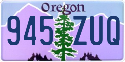 OR license plate 945ZUQ