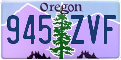 OR license plate 945ZVF