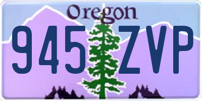 OR license plate 945ZVP