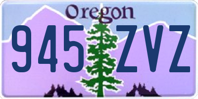 OR license plate 945ZVZ