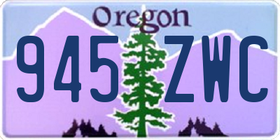 OR license plate 945ZWC