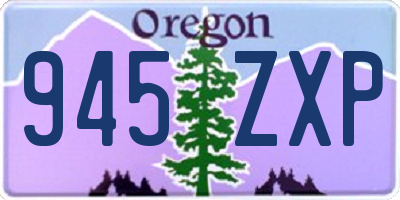 OR license plate 945ZXP