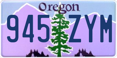 OR license plate 945ZYM