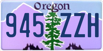 OR license plate 945ZZH