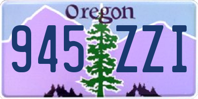 OR license plate 945ZZI