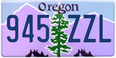 OR license plate 945ZZL