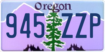 OR license plate 945ZZP