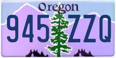 OR license plate 945ZZQ