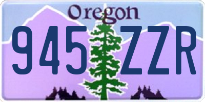 OR license plate 945ZZR